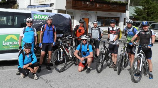 Tolle Truppe: Mountainbike Karwendel und Wetterstein
