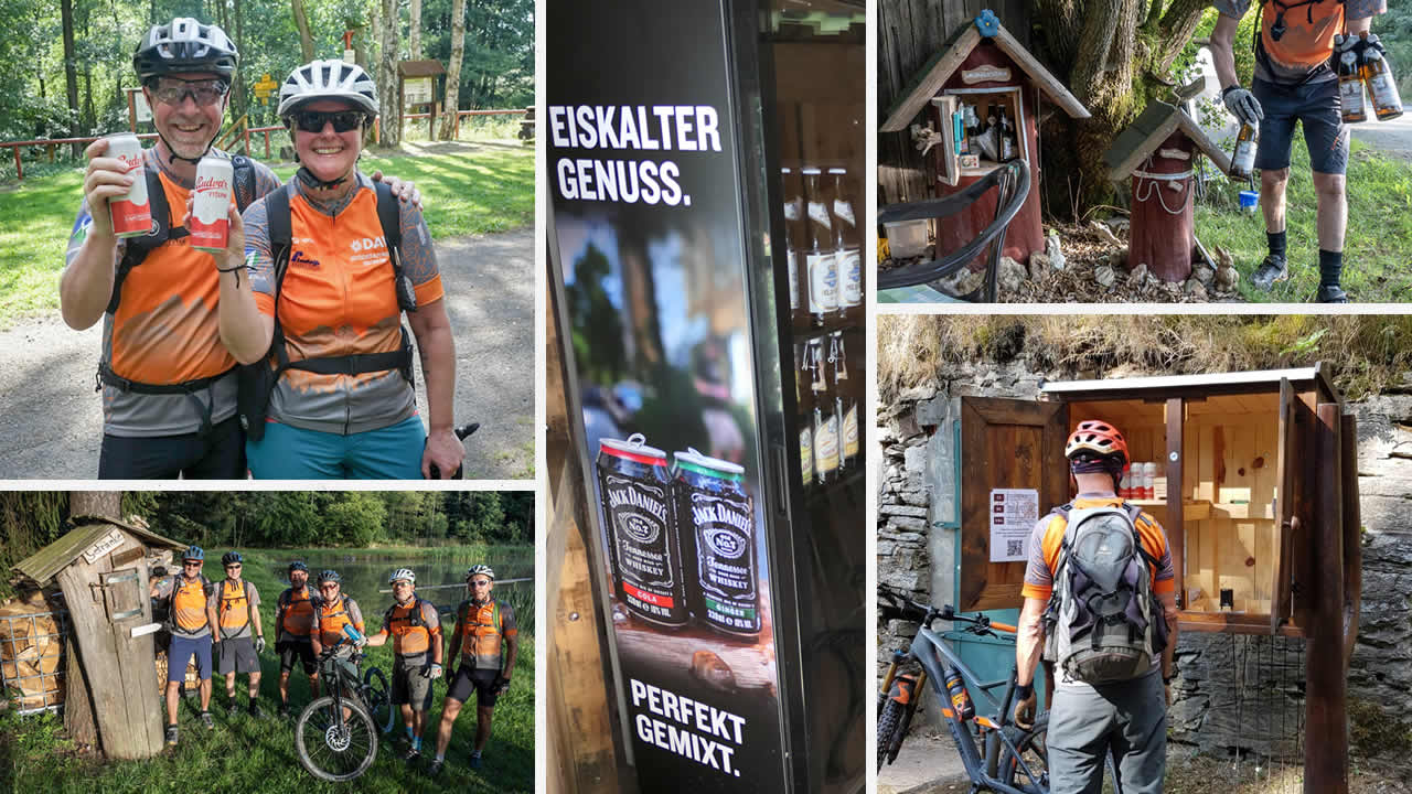 Nie wieder Durst beim Mountainbiken: Danke für eure Getränke-Stationen!